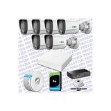 Provzen Ttec Hikvision 6 Kameralı Ip Full Hd Mikrofonlu Güvenlik Kamerası