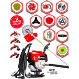 Prowackers German GX-448 Elıte Seri Sırt Tipi Benzinli Ot Çalı Çim Biçme Tırpanı+ 11 Pcs Full Set Hali Yıkamalı