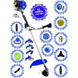 Prowackers German RZX-9100 Pro Yan Tipi Benzinli Ot Çalı Çim Biçme Tırpanı+ 12 Pcs Komple Temizlik Setli - RENK