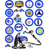 Prowackers German WR 465 Yüksek Performans 14 Parça Full Set Benzinli Sırt Tipi Ot Çalı Çim Biçme Makinası