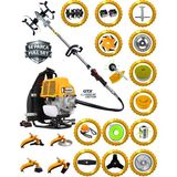 Prowackers German WR 498 Güçlü Yüksek Performans 14 Parça Full Set Sırt Tipi Benzinli Çalı Çim Biçme Tırpanı