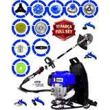 Prowackers German WR-570 11 Parça Set Sırt Tipi Benzinli Motorlu Ot Çalı Tırpanı Çim Biçme Makinesi