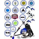 Prowackers German Wr-6600 Yüksek Performans 14 Parça Full Set Benzinli Sırt Tipi Ot Çalı Çim Biçme Makinası