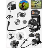 Prowackers German Wtx-1600 F12 Motor 14 Parça Full Set Benzinli Sırt Tipi Tırpan Ot Çalı Çim Biçme Yüksek Performans