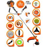 Prowackers German WZ-8900 Ultra Yan Tipi Benzinli Ot Çalı Çim Biçme Tırpanı+ 12 Pcs Komple Setli - RENK