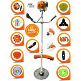 Prowackers German ZKR-6002 Stark Yan Tipi Benzinli Ot Çalı Çim Biçme Tırpanı+ 12 Pcs Komple Hoby Setli