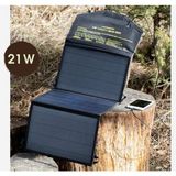 Proware 21W Taşınabilir Güneş Enerjisi Solar Panel 5V 2.1A USB Çıkış ile Verimli Enerji Üretimi