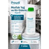 PROWİLL Organik Endüstriyel Mutfak Yağ Ve Kir Giderici Sprey Ağır Kimyasal Içermez 1 Litre