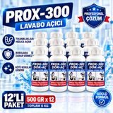 Prox -300 12'li Lavabo-Banyo-Wc Gider Açıcı 500 gr