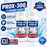 Prox -300 2'li Dök-Aç Lavabo-Banyo-Wc Gider Açıcı 1kg