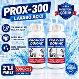 PROX-300 2'li Dök-Aç Lavabo-Banyo-Wc Gider Açıcı 500 gr