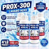Prox -300 4'lü Dök-Aç Lavabo-Banyo-Wc Gider Açıcı 1kg