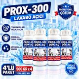 Prox -300 4'lü Lavabo-Banyo-Wc Gider Açıcı 500 gr
