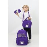 Proxbag Kız Çocuk Hello Kitty 3’lü Okul Çanta Sırt Çantası Termal Beslenme Çantası Kalemlik Yeni Sezon