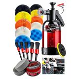 PROXCLEAN Full Detay 23 Parça Araç Kaporta Boya Tampon Cizik Giderici Pasta Cila Seti Köpük Pompası Takım
