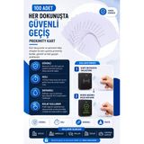 Proximity 125 Khz Personel Kartı Göster Geç 1. Kalite (100 Adet)