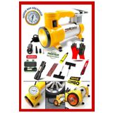 Proxtech 12v Full Taşınabilir 150 Psı Araba Oto Araç Lastik Şişirme Pompası Metal Gövde Kompresör Set