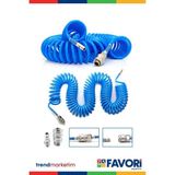 Proxtech 15 Metre 8 mm Kompresör Spiral Hava Hortumu 100 lt Hava Hacmi 10 bar Basınç 0,5 hp Motor Gücü