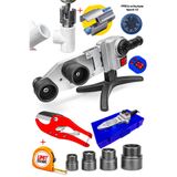 PROXTECH 1500W Büyük Boy Metal Gövde Turbo Çift Residans PPRC Plastik Boru Kaynak Makinesi Diş Açma Takım