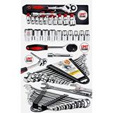 Proxtech 24 Parça Premium 12 Kombin Anahtar Set 1/2 Krom Cırcır Lokma Takım Set Antrasit