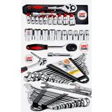 PROXTECH 24 Parça Premium 12 Kombin Anahtar Set 1/2 Krom Cırcır Lokma Takım Set