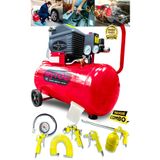 Proxtech 2hp 50 Lt Full Paket Ençok Tercih Edilen Hava Kompresörü Boya,lastik,mazot Temizleme 5pcs Havalı Kit