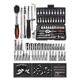 Proxtech 46 Parça Mini Lokma Takımı Otomatik Cırcırlı 1/4" Wrench Set Yüksek Kalite Kombinasyon Alet Seti Beyaz