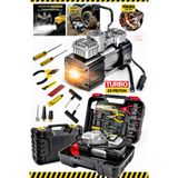 PROXTECH 4x4 Turbo Yeni Nesil Motor Çift Pistonlu 12V 150 Psi Araç Lastik Bot Şişirme Kompresörü Pense Set