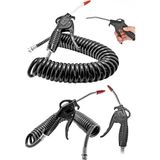 Proxtech 7 Metre Hava Üfleme Toz Alma Kompresör Hava Tabancası Spiral Hava Hortumu 8 mm 7metre