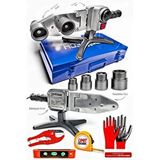 PROXTECH Büyük Boy Metal Gövde 1600W Turbo Çift Residans PPRC Plastik Boru Kaynak Makinesi Makaslı Takım