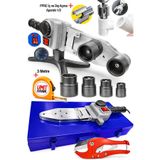 PROXTECH Büyük Boy Metal Gövde Turbo Çift Residans PPRC Plastik Boru Kaynak Makinesi İÇ VE DIŞ DİŞ AÇMA SET