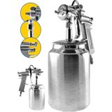 Proxtech Craftex Profesyonel Aluminyum Pnömatik Atomizer 1000 Ml 45psı Boya Püskürtücü Tabancası
