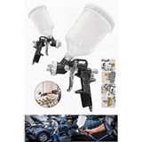 Proxtech Damlatmaz Pro Seri Üstten Depolu Profesyonel 600 Cc Boya Sprey Tabancası 1.8mm Mavi