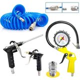 Proxtech Kompresör Lastik Şişirme Seti 15 mt Spiral Hava Hortumu 100 lt Hava Hacmi 10 bar Basınç 0,5 hp Motor Gücü