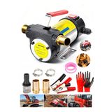 PROXTECH Premium 12v Aküden Turbo 2X Kendinden Emişli Yakıt Sıvı Yağ Mazot Aktarma Transfer Pompası 4200rpm