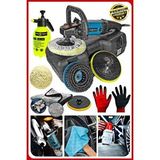 Proxtech Premium Profesyonel 6 Kademeli Devirli Koltuk Yıkama Zımpara Pasta Cila Polisaj Makinesi Ful Set