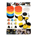 Proxtech Pro 14 Pasta Cila Polisaj Süngeri Seti 115mm Matkap Uyumlu Pasta Cila Fırçalama Parlatma Seti