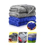 Proxtech Pro Mikrofiber Kalın Büyük Boy Emici Çift Yüzlü Araç Kaporta Kurulama Cila Bezi 50 x 85 -1 Adet