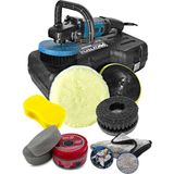 Proxtech Pro Speed Yeni Nesil 6 Kademe Devir Ayarlı Koltuk Yıkama Zımpara Pasta Cila Polisaj Makinesi Ful Paket