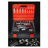 Proxtech Profesyonel 108 Parça Çok Fonksiyonlu 1/2 ve 1/4 Cırcırlı Lokma Anahtar Takımı Bits Uç Full Set