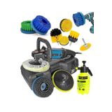 Proxtech Profesyonel 6 Kademeli Devirli Koltuk Halı Yıkama Pasta Cila Polisaj Makinesi Ful Set