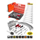 PROXTECH Profesyonel Cr-V Çeliği 120 Parça 1/2 Ve 1/4 Torx Cırcırlı Lokma Anahtar Takımı Bits Uç Full Set