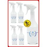 Proxtech Profesyonel Kimyasala Dayanıklı Taşınabilir Boş 1 Litre Boş Fısfıs Sprey Şişesi (5 Adet)