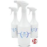 Proxtech Profesyonel Kimyasala Dayanıklı Taşınabilir Hobi Amaçlı Boş 1 Litre Boş Fısfıs Sprey Şişesi (3 Adet)