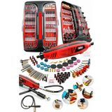 PROXTECH Pvc Çantalı Hobi Gravür Seti 171 Parça 6 Kademe Devir Ayarlı Mini Taşlama Esnek Şaft Hediye