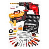 PROXTECH Rodex13mm Darbeli Matkap | 46 Lokma Pcs Profesyonel Takım Çantası Tamir Mega Full Set | 65 Parça