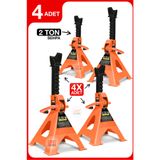 PROXTECH Taşınabilir Pimli Profesyonel 2Ton/2000Kg | Lastik Tamir Taşıma Sehpa Tip Kriko Standı