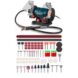 Proxtech Turbo Motorlu Premium Devirli Çark Motoru Dramel Zımpara Bileme Gravür 115pcs Oyma Taşlama Kiti