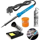 Proxtech Üstün Kalite 60w Lehim Makinesi - Kalem Havya -Leyim Tel -Pasta Stand Ful Paket