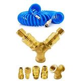 Proxtech Yüksek Kalite Havalı Kompresörler Için 2'li Dağıtıcı Ve Hava Giriş Rekorları 3/8'' 15 Metre Hortum